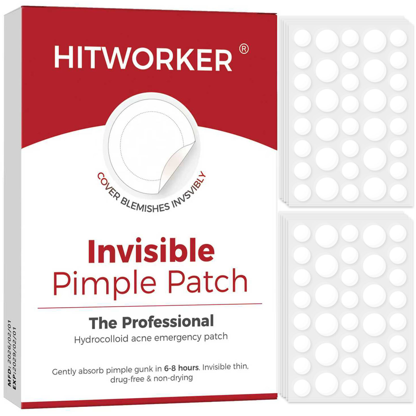 Hydrocolloid Acne Patch - 36/360 stuks Hydrocolloïde acnepleisters per doos,