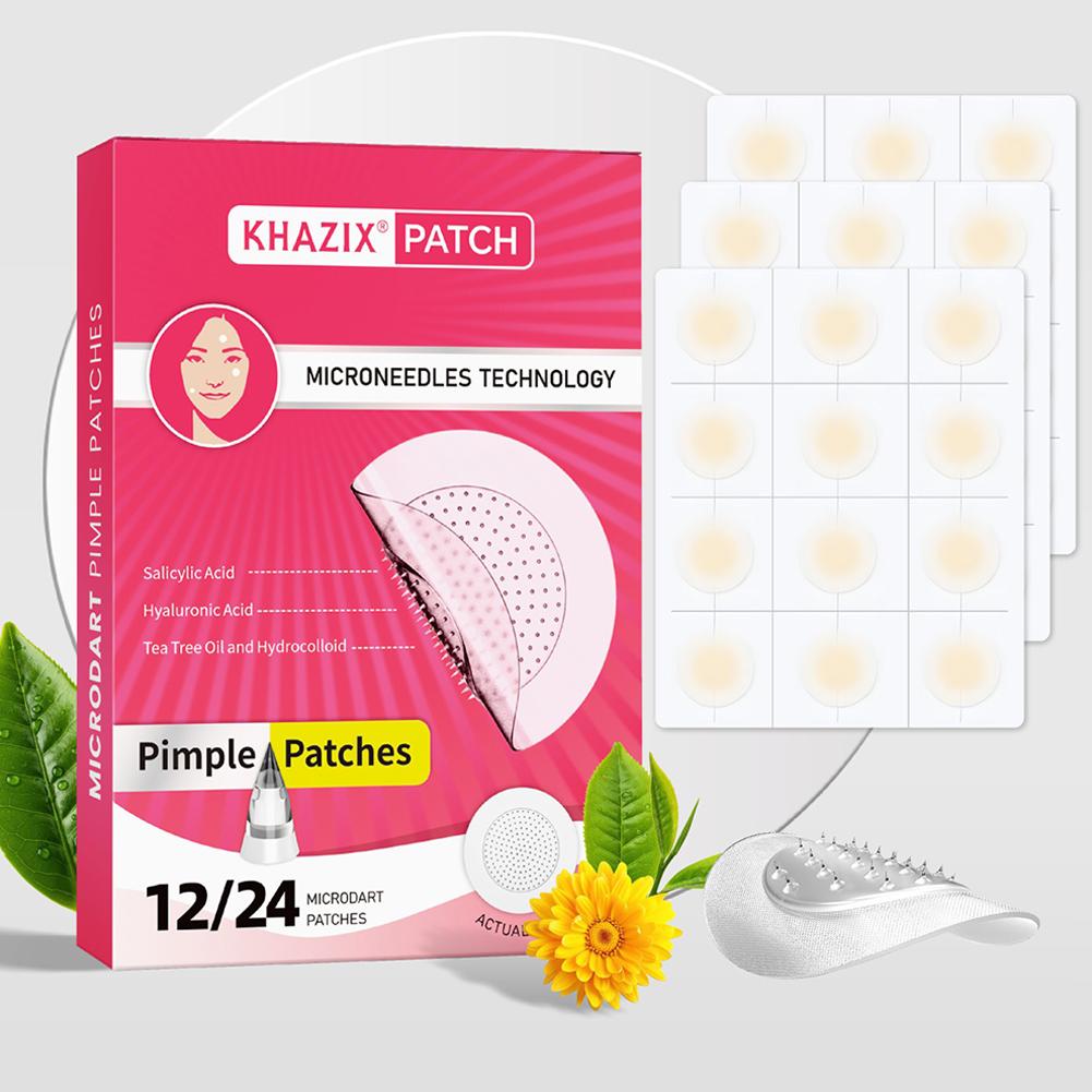 Hydrocolloid Acne Patch - 12/24PCS Micro Naald Puistje Patch Hydrocolloid