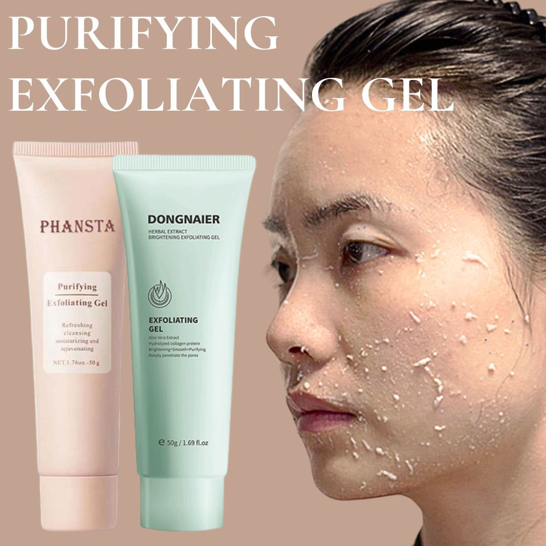 Skincare Herbal - Verhelderende exfoliërende gel, gezichtsreinigingscrème met kruidenextract,