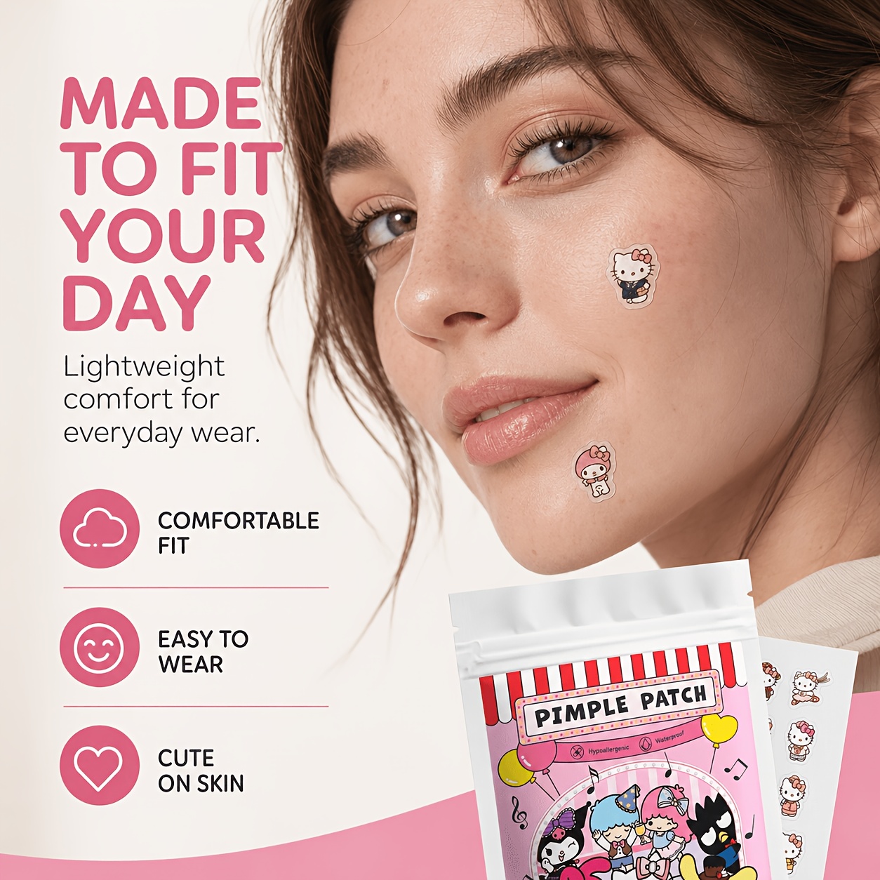 40/120 stuks Hello Kitty acnep - Hydrocolloid Acne Patch recensie en prijs