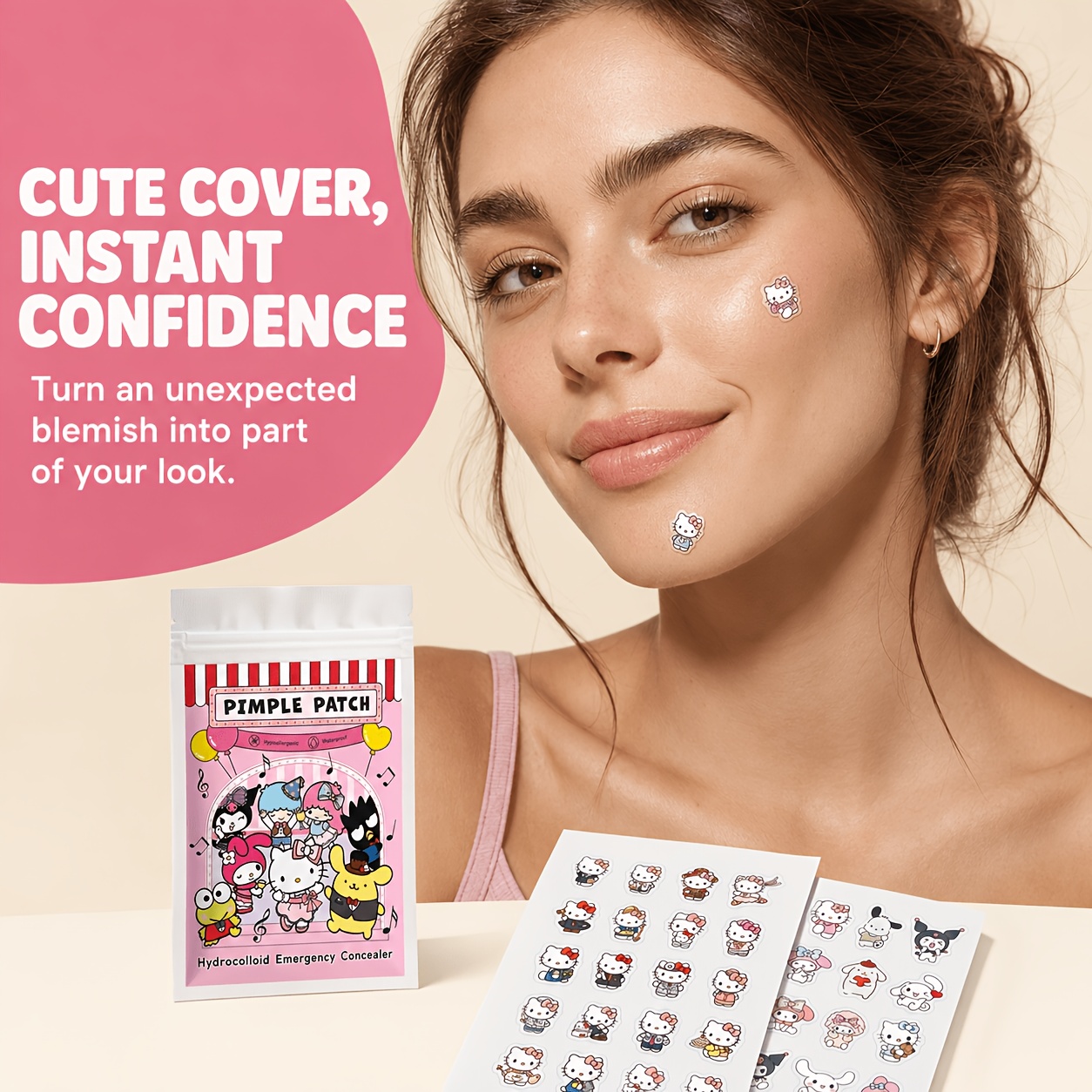40/120 stuks Hello Kitty acnep - Hydrocolloid Acne Patch recensie en prijs