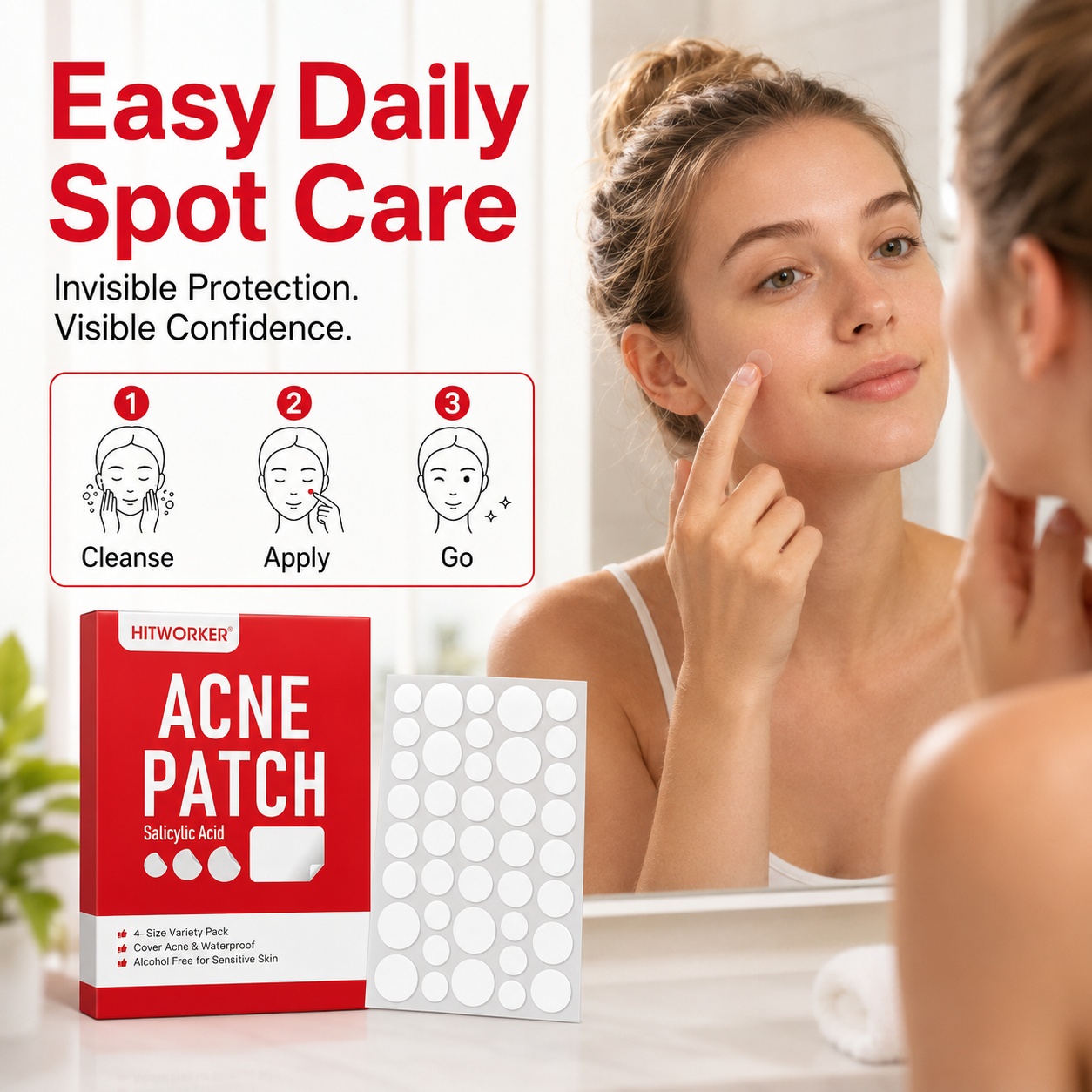 Hydrocolloïde acnepleisters, 5 - Hydrocolloid Acne Patch recensie en prijs