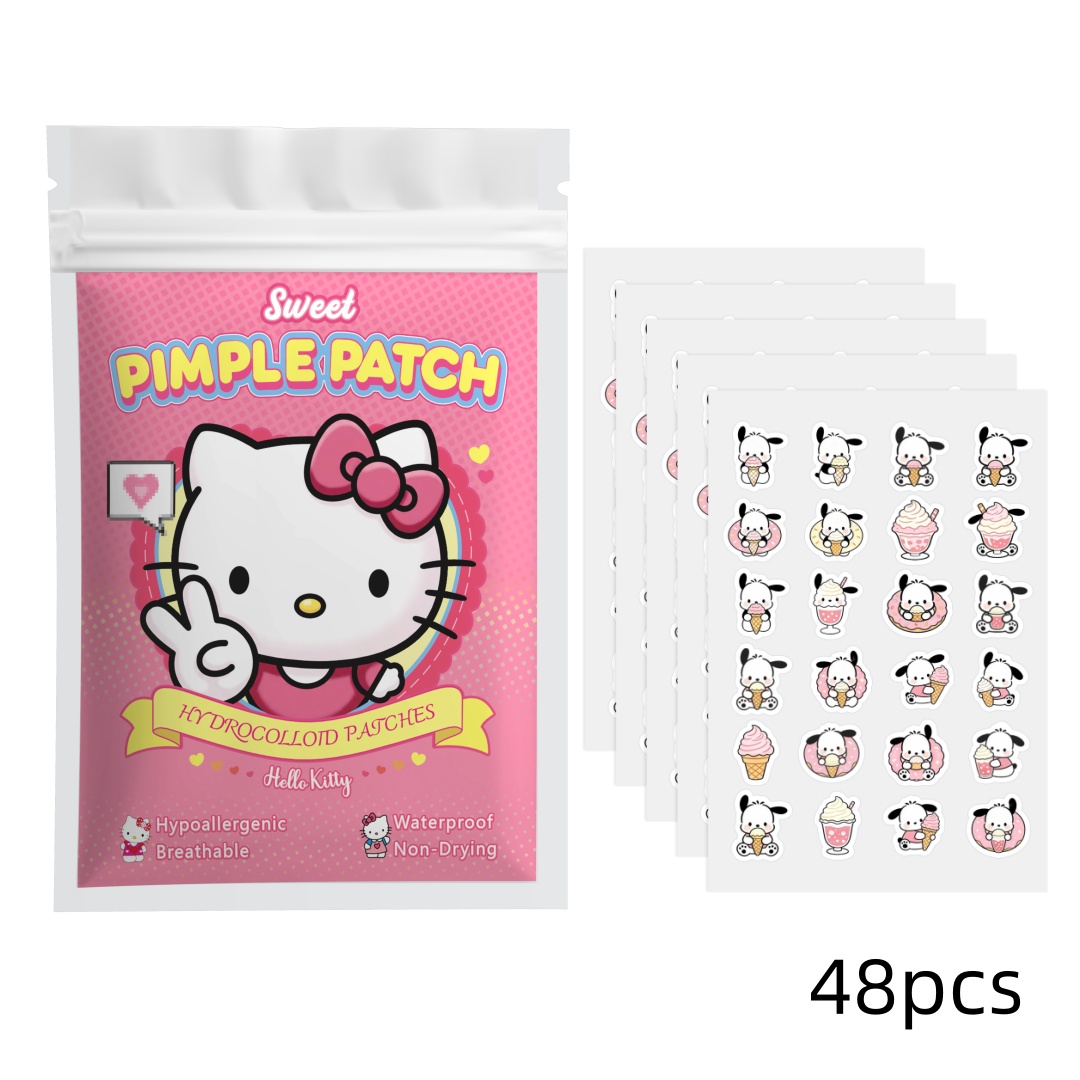 48/120PCS hello kitty acneplei - Hydrocolloid Acne Patch recensie en prijs