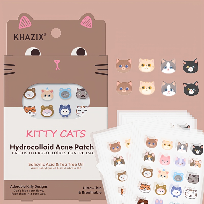 120 STKS Cartoon Kat Puistje P - Hydrocolloid Acne Patch recensie en prijs