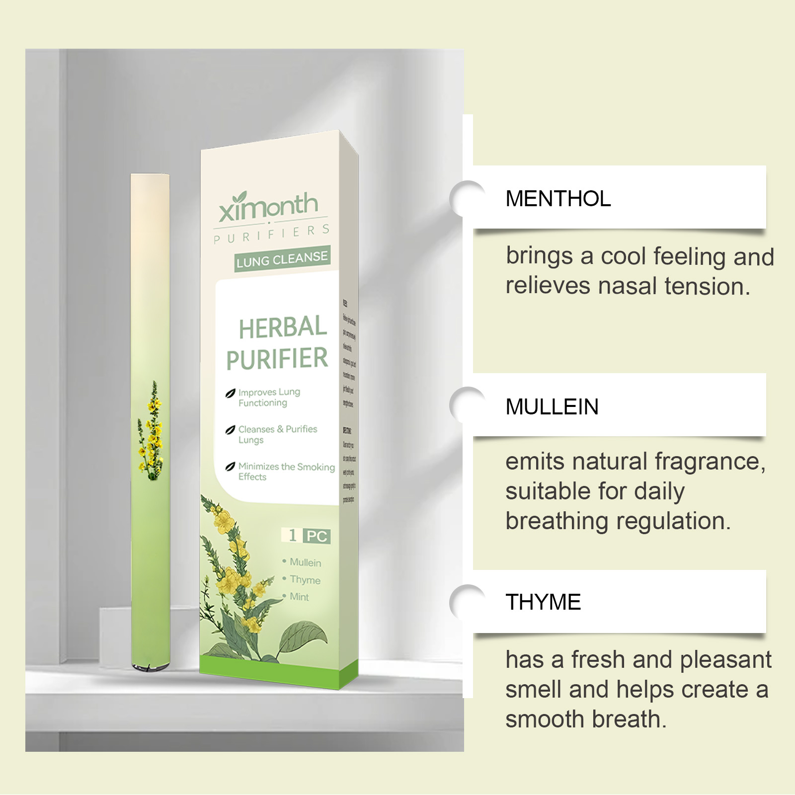 Natuurlijke kruidenademhalings - Skincare Herbal recensie en prijs